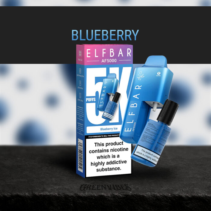 Blueberry Ice Elf Bar AF5000 Vape kaufen Schweiz – E-Zigarette mit 5000 Zügen