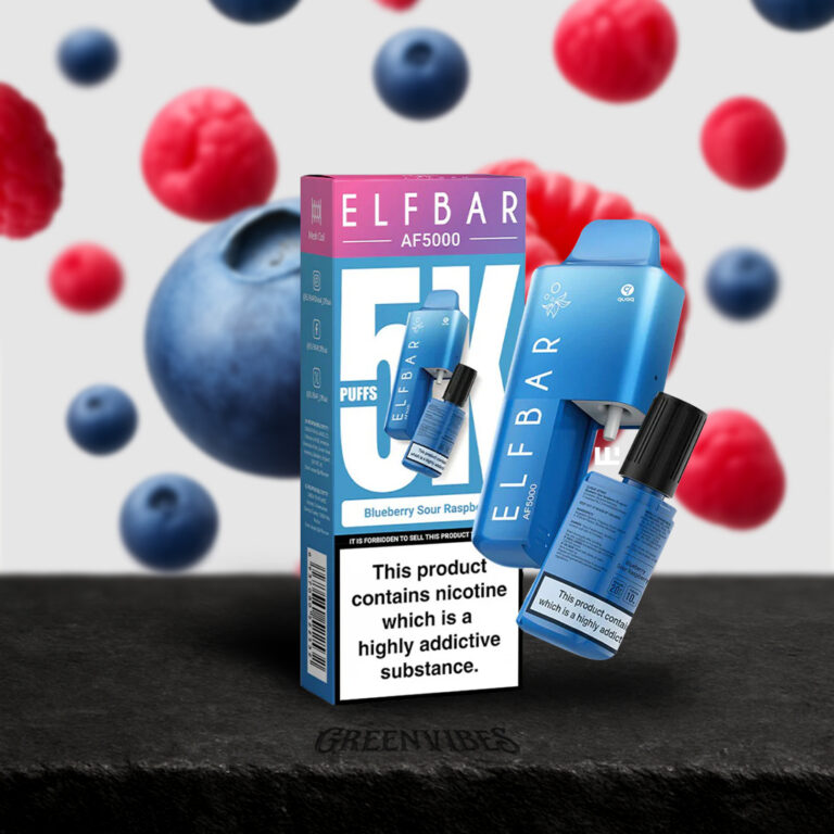 Elf Bar AF5000 Blueberry Sour Vape – 5000 Züge, Einweg E-Zigarette