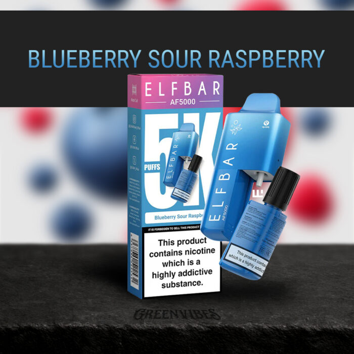 Blueberry Sour Elf Bar AF5000 Vape kaufen Schweiz – E-Zigarette mit 5000 Zügen