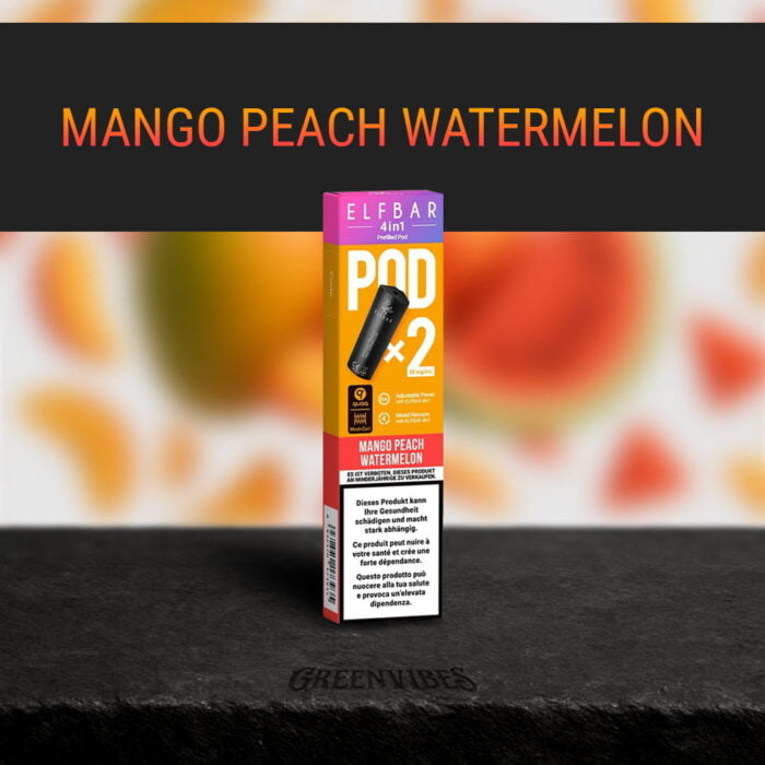 Elfbar 4in1 Pods | Mango Peach Watermelon 2% – Bild 2