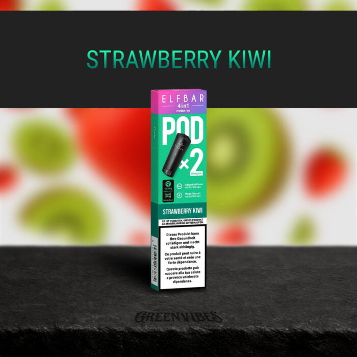 Elfbar 4in1 Pods | Strawberry Kiwi 2% – Bild 2