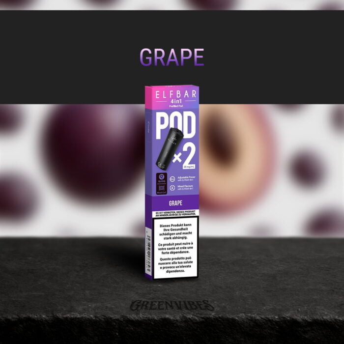Elfbar 4in1 Pods | Grape 2% – Bild 2