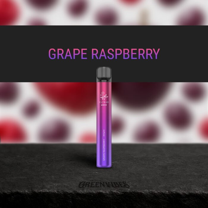 Elfbar 600 V2 | Grape Raspberry 2% – Bild 2
